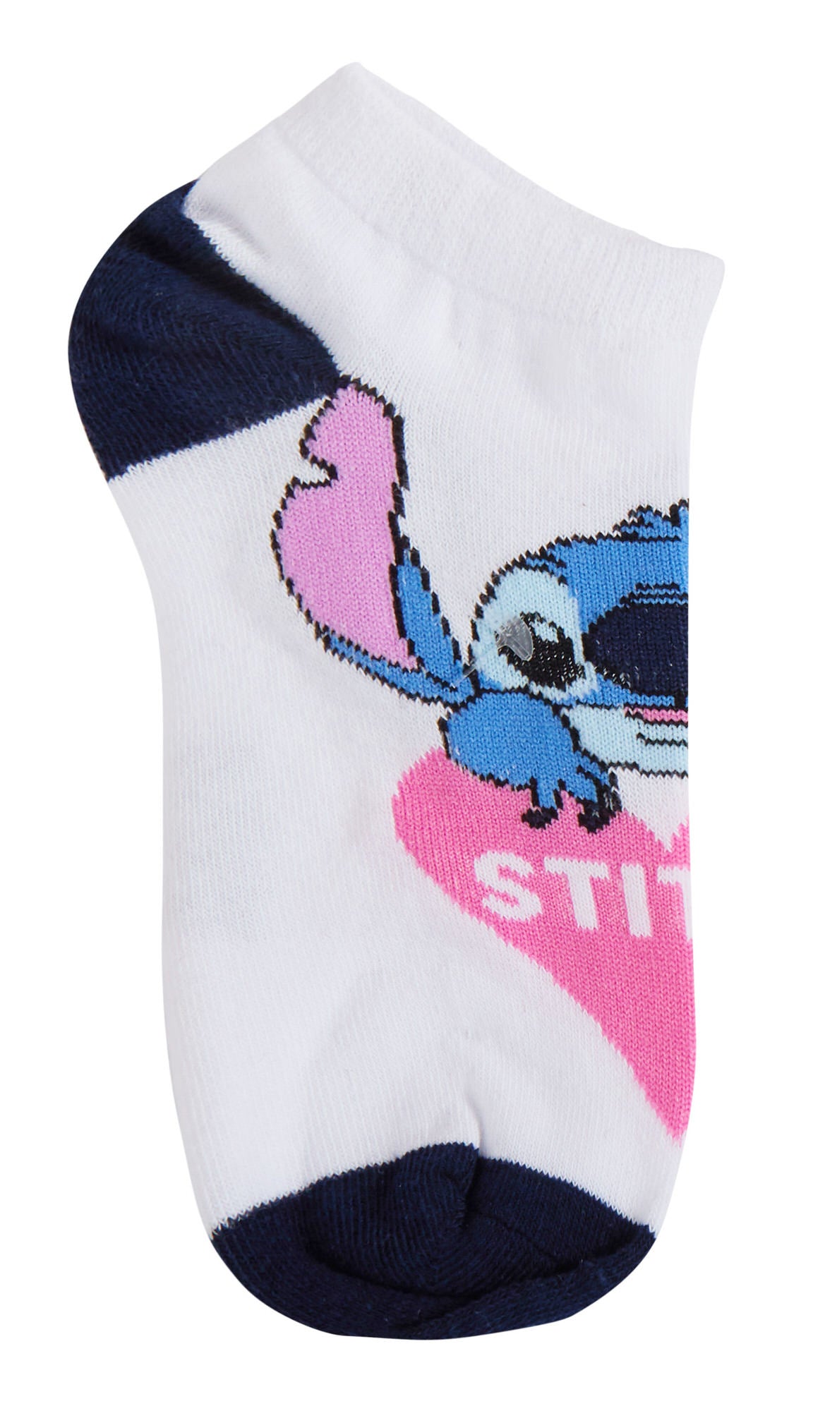 Lilo & Stitch 3 Pack Socks Womens Teens Disney Ankle Socks Trainer Liners Gift