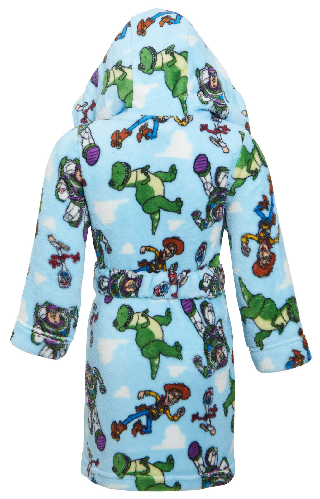 Disney Toy Story 4 Hooded Bathrobe Fleece Dressing Gown Buzz Woody Forky Robe