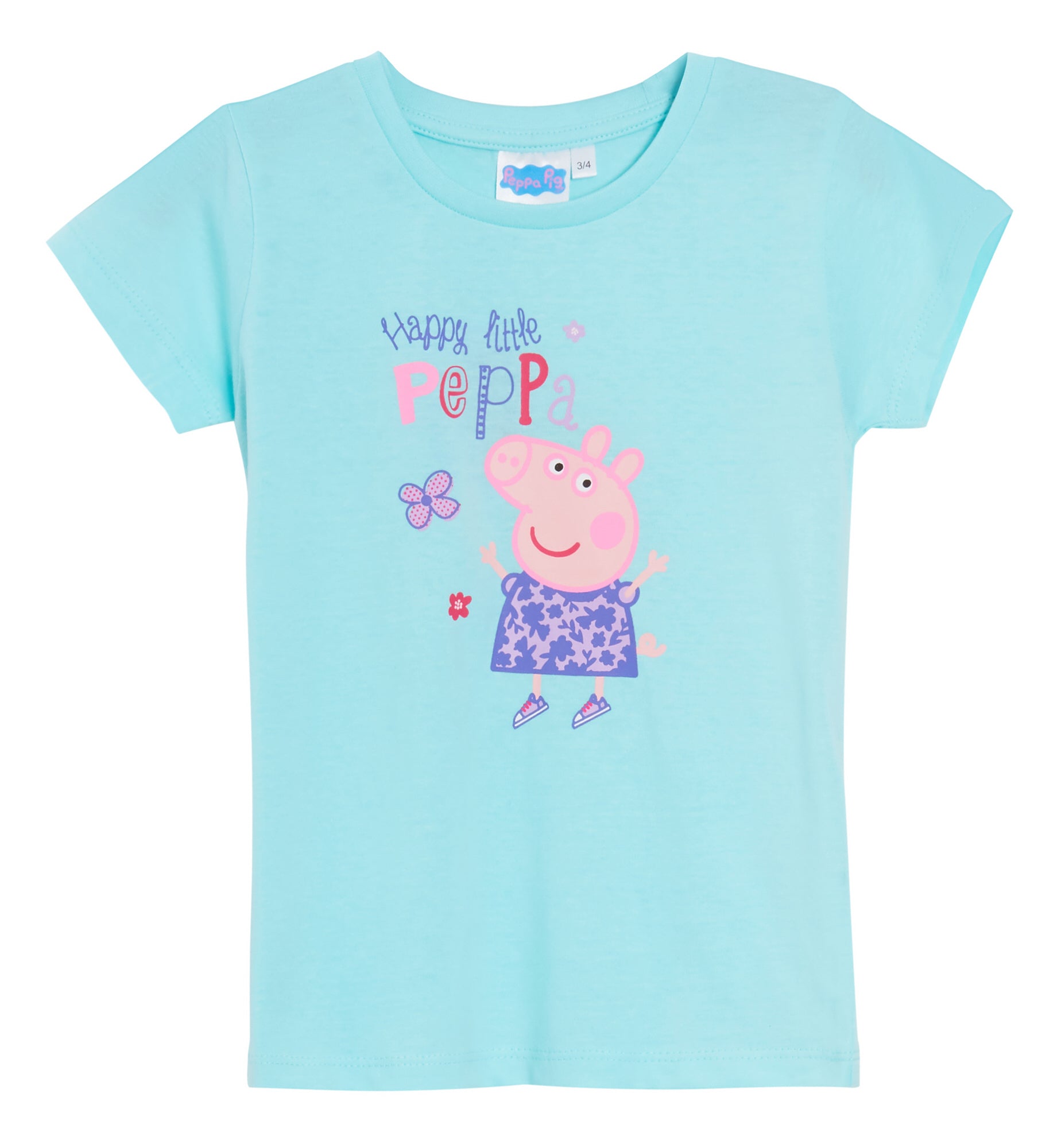 Peppa Pig Girls T-Shirt + Leggings Set Peppa Top Matching Daywear Holiday Outfit