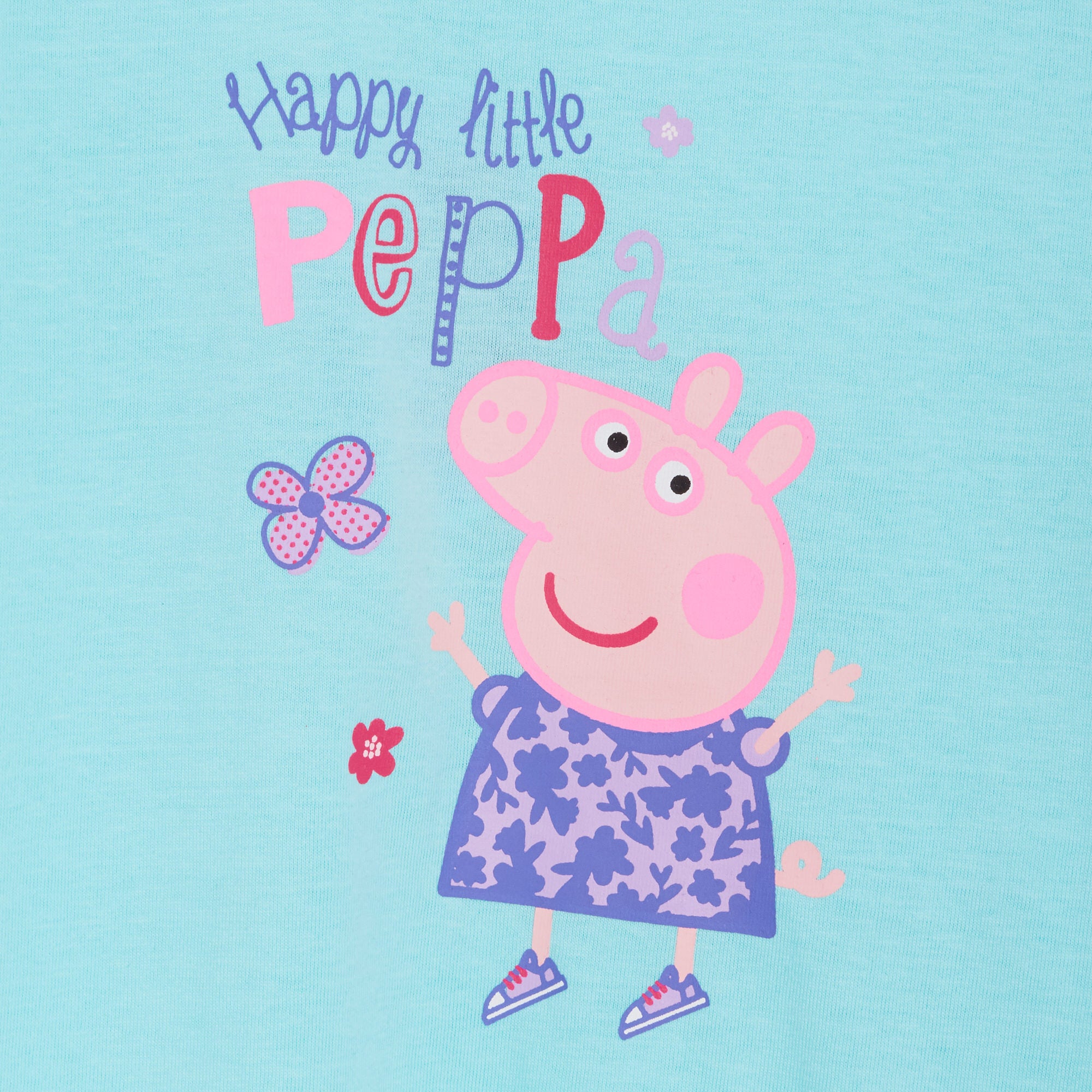 Peppa Pig Girls T-Shirt + Leggings Set Peppa Top Matching Daywear Holiday Outfit