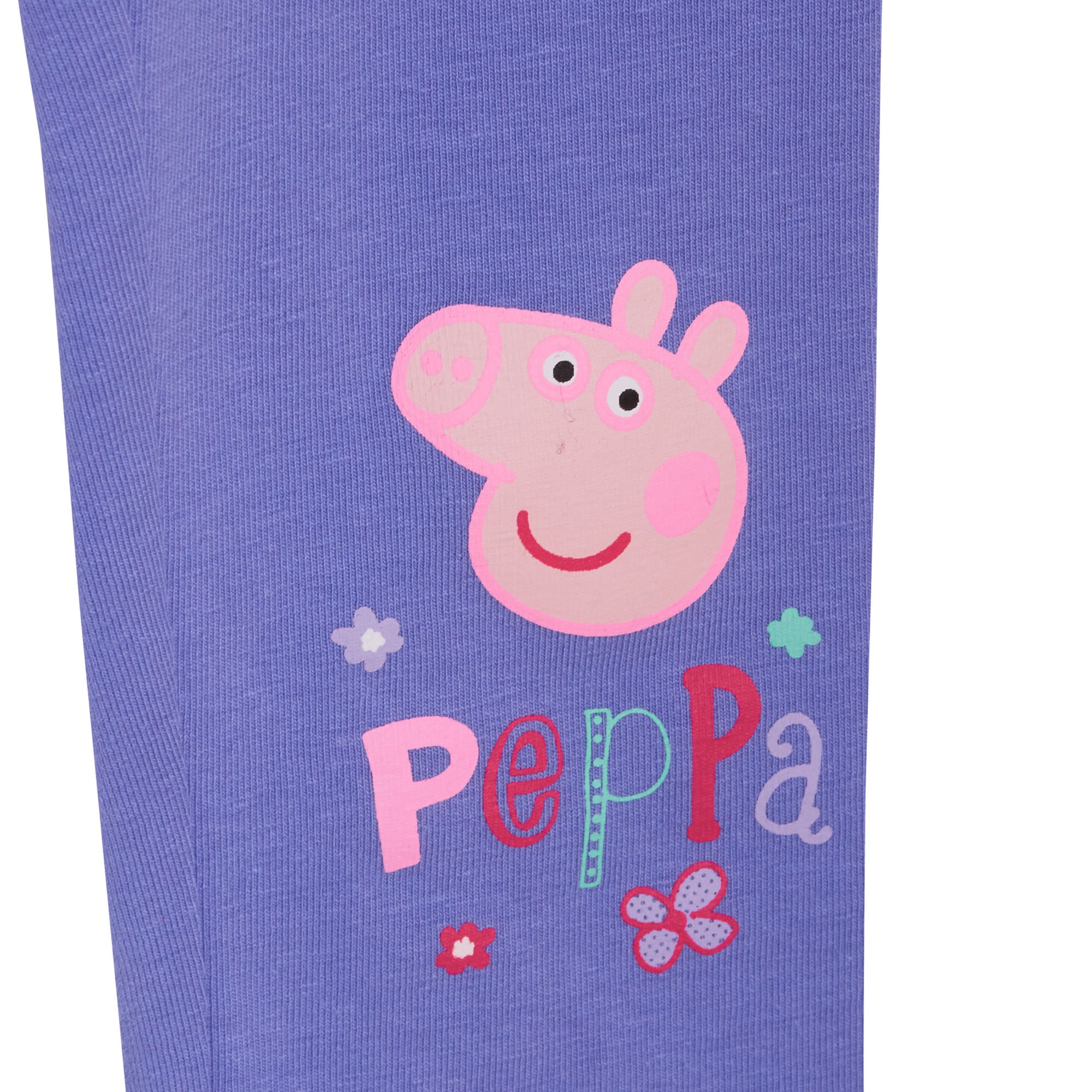Peppa Pig Girls T-Shirt + Leggings Set Peppa Top Matching Daywear Holiday Outfit