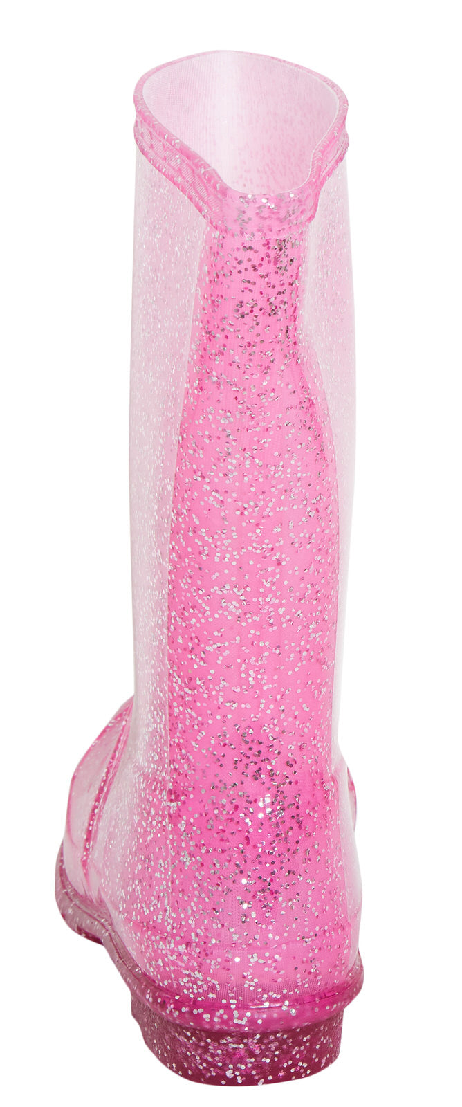 Girls Rainbow Glitter Wellington Boots Kids Wellies Rain Shoes Tall Snow Boots