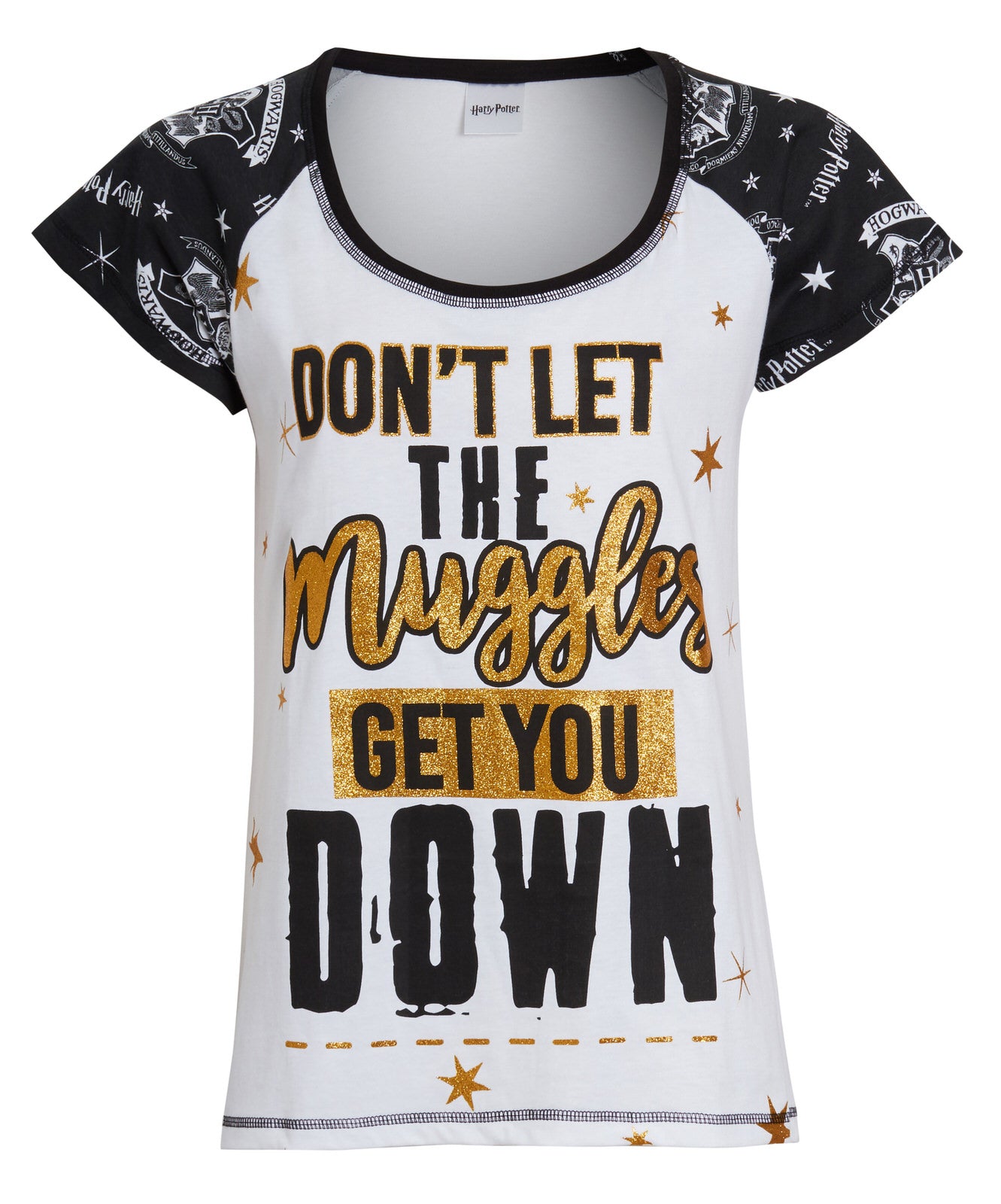 Womens Harry Potter Pyjamas Ladies Muggles Hogwarts PJs T-Shirt + Lounge Pants