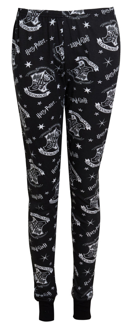 Womens Harry Potter Pyjamas Ladies Muggles Hogwarts PJs T-Shirt + Lounge Pants