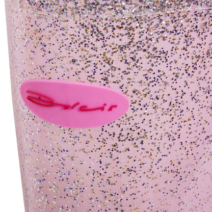 Pink Glitter Girls Wellington Boots with Bow Womens Wellies Rain Snow Shoes