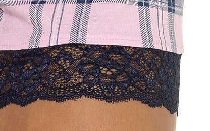 Womens 2 Pack  Lounge Shorts Lace Trim Ladies Girls Short Pyjama Bottoms Pants