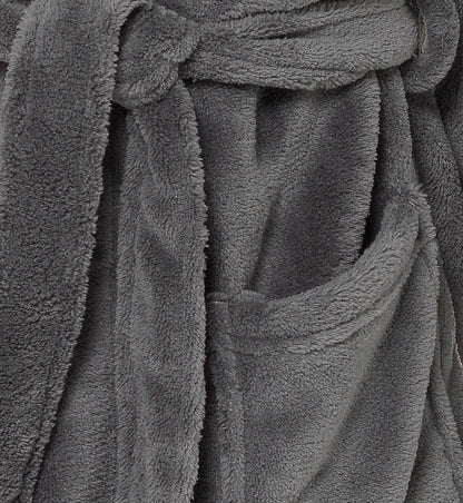 Boys Dressing Gown Kids Fleece Hooded Robe Childrens Bathrobe Teens Housecoat