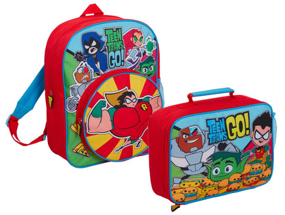 Teen Titans Go Kids Backpack DC Super Heroes School Bag Travel Sports Rucksack