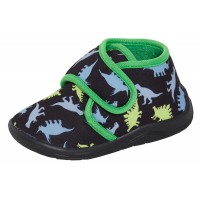 Boys Dinosaur Slipper Booties Kids Novelty Dino First Walkers Nursery Shoes