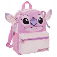 Disney Angel Backpack Kids Lilo And Stitch School Bag Girls Plush Rucksack 3D Lunch Book Bag